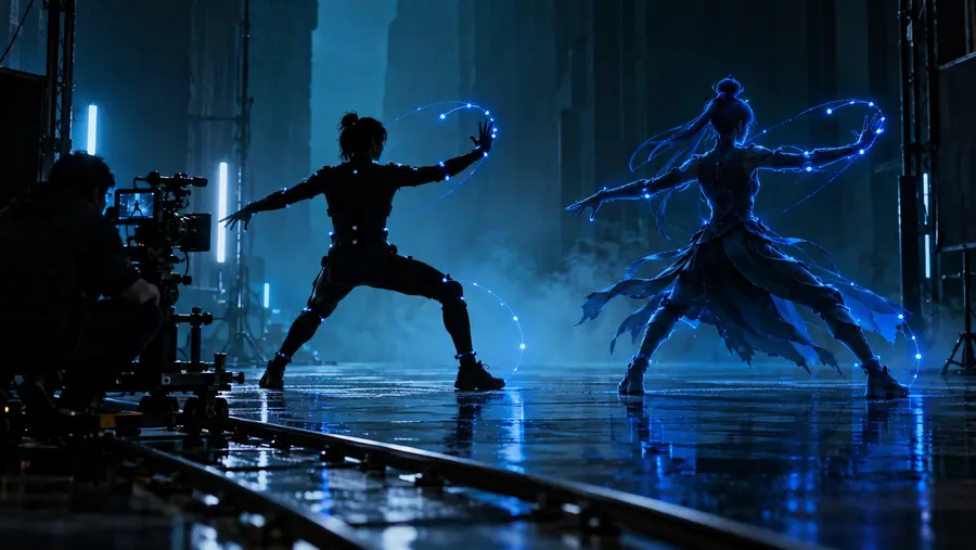 Reference view for a Higgsfield motion control workflow