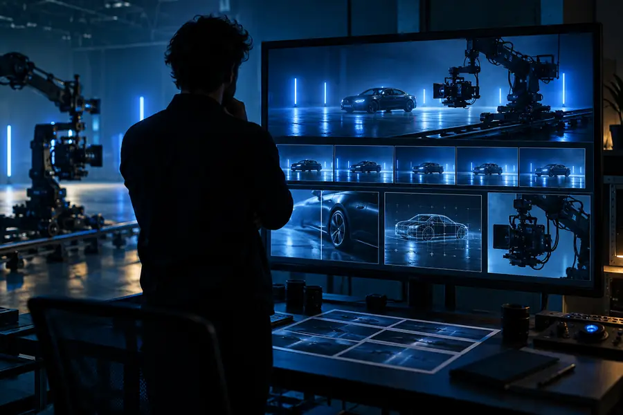 Reference footage prepared for motion control review