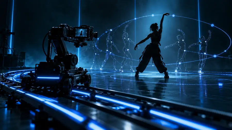 Motion control comparison visual for a digitally directed video workflow